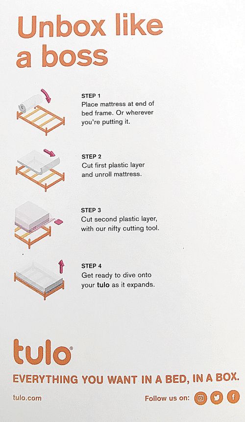 tulo_foam_mattress_unbox_instructions