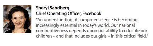 Sheryl Sandberg code.org
