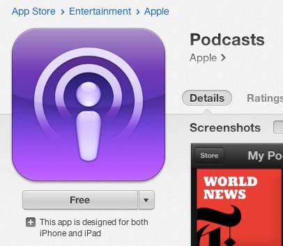 Podcasts itunes