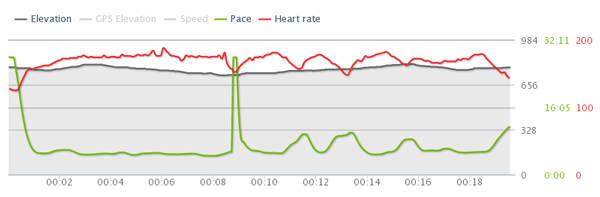 Runtastic GPS heart rate monitor watch workout data