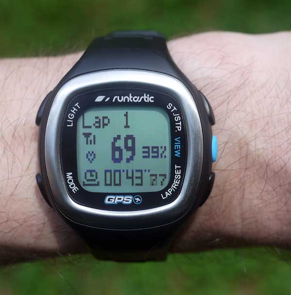 Runtastic GPS heart rate monitor watch tracking