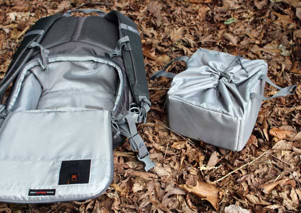 Lowepro detachable camera compartment photography backpack