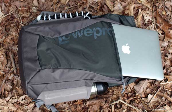 Lowepro 22L AW laptop compartment photography backpack