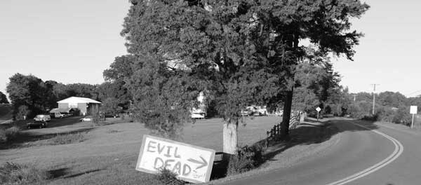 Evil dead sign