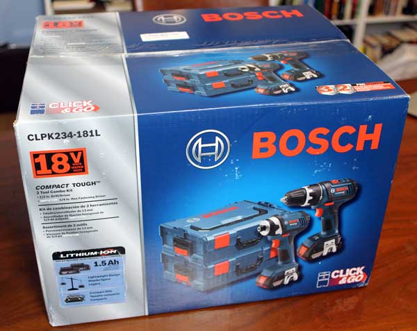 unboxing the bosch 18