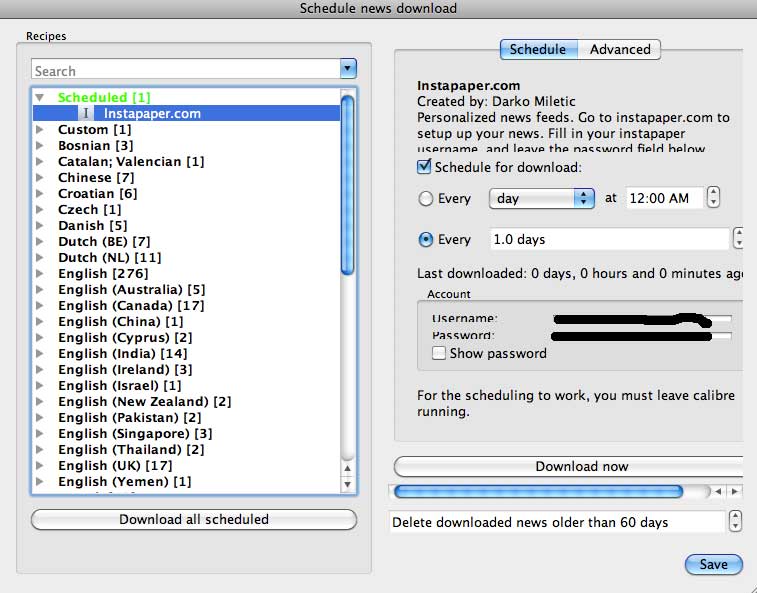 How to set up an Instapaper newsfeed on your Kindle