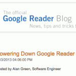 Stay in touch when Google Reader goes away