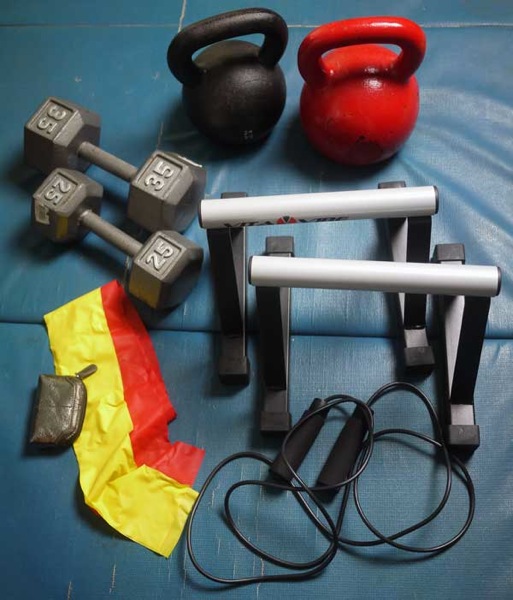 An Inexpensive Complete Home Gym