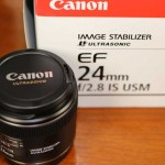 Unboxing of Canon EF 24mm f/2.8 IS USM wide angle lens